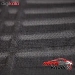 نمای جزئیات کفپوش چرم پنج بعدی خودرو با کیفیت برای میتسوبیشی اوتلندر پرداخت و جزئیات مواد