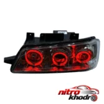 نمای جزئیات چراغ جلو خودرو گروه پژوهش صنعت مدرن مدل 3D-R3-R حرکت و نصب پشتی