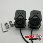 نمای جزئیات پروژکتور لیزری دو عددی با کیفیت بالا حرکت و نصب پشتی