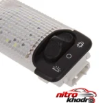 نمای جزئیات چراغ سقفی خودرو تیام مدل L-ED با نور LED حرکت و نصب پشتی