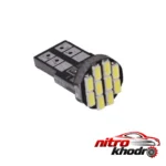 نمای جزئیات لامپ خودرو سام اسپرت مدل 10 SMD رنگ زرد قناری حرکت و نصب پشتی