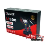 نمای جزئیات هدلایت زیمر مدل M300 با نور یخی و قدرت بالا حرکت و نصب پشتی