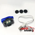 نمای جزئیات چراغ خودرو اسپرت RGB تزیینی حرکت و نصب پشتی