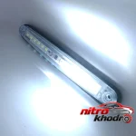 نمای جزئیات چراغ فدرالی خودرو با 5 افکت نور جذاب حرکت و نصب پشتی