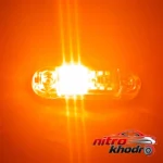 نمای جزئیات چراغ فلاشر خودرو پلیسی LED با طراحی اسپرت حرکت و نصب پشتی