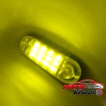 نمای جزئیات چراغ خطر بغل خودرو LED ضد آب مدل L-202 پرداخت و جزئیات مواد