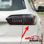 نمای جزئیات چراغ عقب راست خودرو چری تیگو 8 پرو مکس با کیفیت حرکت و نصب پشتی
