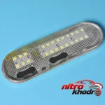 نمای جزئیات چراغ سقف خودرو تک لایت LED مناسب رنو ال 90 و ساندرو حرکت و نصب پشتی