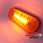 نمای جزئیات چراغ فدرالی خودرو LED طرح فلاشر با ۱۸ افکت نور حرکت و نصب پشتی