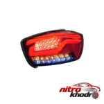 نمای بسته بندی چراغ خطر عقب ان جی کو طرح کادنزا با روشنایی قوی برچسب و بسته بندی