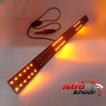 نمای جزئیات چراغ فدرالی خودرو LED با 14 افکت نور جذاب حرکت و نصب پشتی