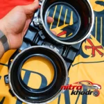 نمای جزئیات کاسه چراغ جلو خودرو NORRAY01 مخصوص نیسان زامیاد حرکت و نصب پشتی