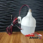 نمای جزئیات چراغ سیار خودرو ریان با لامپ LED و سیم ۴ متری حرکت و نصب پشتی