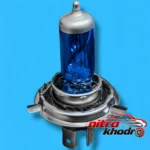 نمای جزئیات لامپ یخی چراغ جلو H4 بست یدک مناسب لیفان 820 حرکت و نصب پشتی