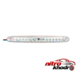 نمای جزئیات چراغ پلیسی خودرو LED مدل مینی تزیینی حرکت و نصب پشتی