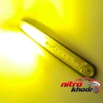 نمای جزئیات چراغ خودرو فدرالی با 5 افکت نور جذاب پرداخت و جزئیات مواد