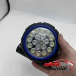 نمای کناری پروژکتور نور اضطراری CS-A03 با پاوربانک داخلی عمق قاب و پروفایل