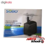 نمای جزئیات پمپ آب آکواریوم WP-280 با بازدهی بالا حرکت و نصب پشتی