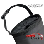 نمای کناری کیسه زباله خودرو برزنتی مدل PJJO با طراحی کاربردی پروفایل و ساختار