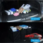 نمای کناری نظم دهنده صندوق عقب خودرو فیلی پلاست مدل CargoBox پروفایل و ساختار