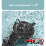 نمای جزئیات پایه نگهدارنده گوشی موبایل باسئوس با قابلیت چرخش 360 درجه پرداخت و جزئیات مواد