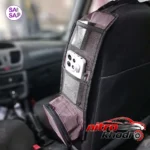 نمای کناری کیف پشت صندلی خودرو سام سالو با طراحی کاربردی پروفایل و ساختار