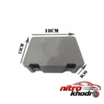 نمای کناری جعبه ابزار پلاستیکی مدل B502 سه عددی پروفایل و ساختار
