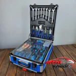 نمای کناری مجموعه ابزار 187 عددی با کیفیت عالی پروفایل و ساختار