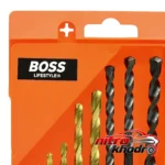 نمای کناری مته باس مدل Drill Bit Set مخصوص چوب و دیوار 9 عددی پروفایل و ساختار