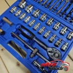 نمای کناری آچار بکس باس 37 عددی با کیفیت عالی و کارایی بالا پروفایل و ساختار