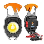 نمای در اتاق چراغ قوه شارژی LED مدل W5147 با نور قوی و چند حالته سبک دیواری و مرجع اندازه