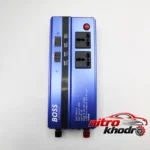 نمای کناری مبدل برق خودرو باس با توان 3000 وات و 4 پورت USB پروفایل و ساختار