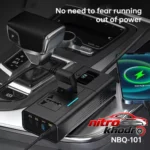 نمای کناری مبدل برق خودرو بیوا مدل NBQ-101 با توان 200 وات پروفایل و ساختار