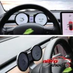 نمای در اتاق نمایشگر داشبورد HUD LCD خودرو تسلا مدل 3 و Y سبک دیواری و مرجع اندازه