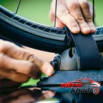 نمای کناری باربند دوچرخه راسین با امنیت بالا و طراحی مکش دار پروفایل و ساختار