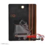نمای کناری قفل دیسکی موتورسیکلت فولادی موتولاک با کلید کامپیوتری پروفایل و ساختار