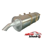 نمای کناری منبع اگزوز RE-12001 باکیفیت مناسب پژو 206 پروفایل و ساختار