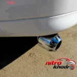 نمای کناری سر اگزوز خودرو مدل XTIPS02 با طراحی مدرن پروفایل و ساختار