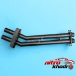 نمای کناری لوله بخاری دو قلوی کوشش رادیاتور پژو 206 و 207 پروفایل و ساختار
