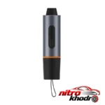 نمای در اتاق چکش اضطراری بیسوس مدل SharpTool با چراغ و تیغه برش سبک دیواری و مرجع اندازه