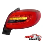 نمای در اتاق چراغ خطر عقب ان جی کو LED مناسب پژو 207 - بسته دو عددی سبک دیواری و مرجع اندازه
