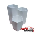 نمای کناری استند لوازم آرایشی با طراحی مدرن و کاربردی پروفایل و ساختار