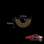 نمای در اتاق چراغ LED هوشمند خودرو Devils Eye با قابلیت شارژ USB سبک دیواری و مرجع اندازه