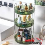 نمای کناری استند لوازم آرایشی چرخشی 360 درجه با قابلیت شستشو پروفایل و ساختار