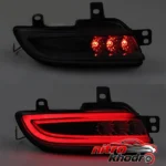 نمای کناری چراغ مه شکن عقب LED مدل DDI-6655 برای پژو 207 پروفایل و ساختار