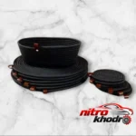 نمای کناری زیربشقابی پنبه ای دایره مدل Yb4 مجموعه 13 عددی پروفایل و ساختار