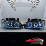 نمای در اتاق چراغ جلو خودرو گروه پژوهش صنعت مدرن فولکالر پژو 405 سبک دیواری و مرجع اندازه