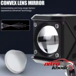 نمای در اتاق پروژکتور آفرود خودرو SuperLight با نور سفید و زرد سبک دیواری و مرجع اندازه