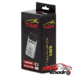 نمای در اتاق چراغ سقفی خودرو تیام مدل L-ED با نور LED سبک دیواری و مرجع اندازه