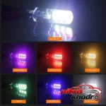 نمای در اتاق لامپ خودرو اوشن ایکس RGB با نور هفت رنگ سبک دیواری و مرجع اندازه